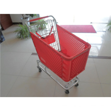 Plastic Supermarket Shopping Trolley